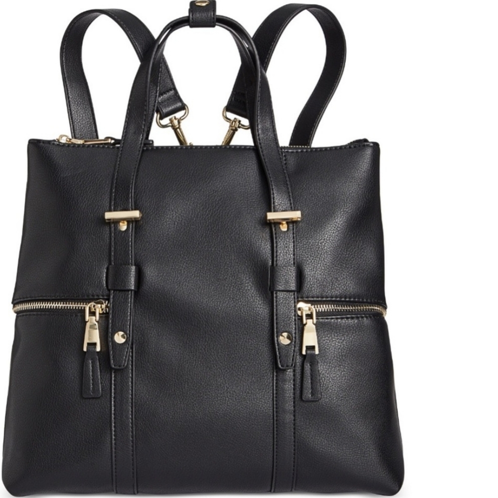 INC Haili Convertable Black Backpack